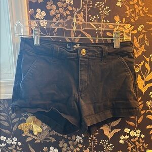 Hollister Black Denim Shorts